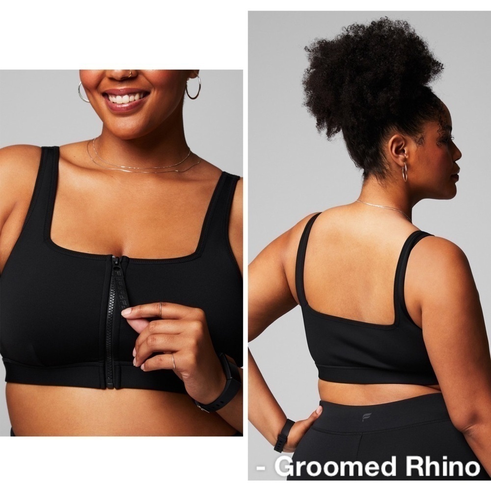 Fabletics Black Barrier Scuba Low Impact Bra Size 4X